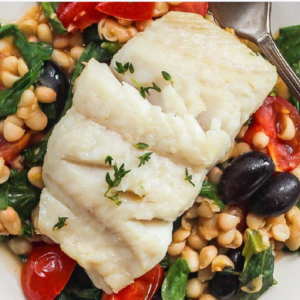 cod canellini beans supper fish healthy recipe dinner easy