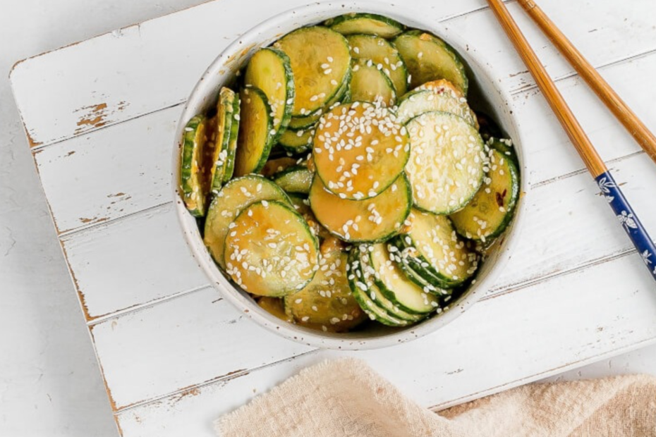 cucumber salad healthy recipe food